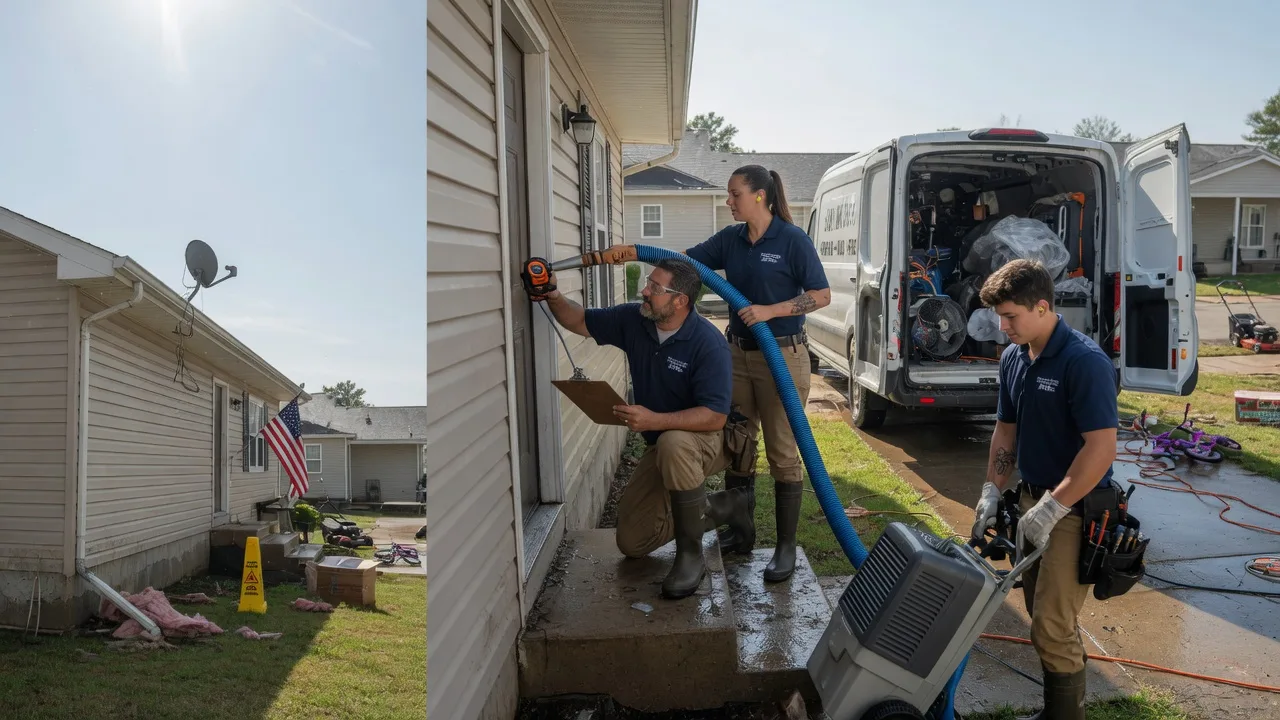 Ceiling Water Damage Restoration in Kaleva, MI near me