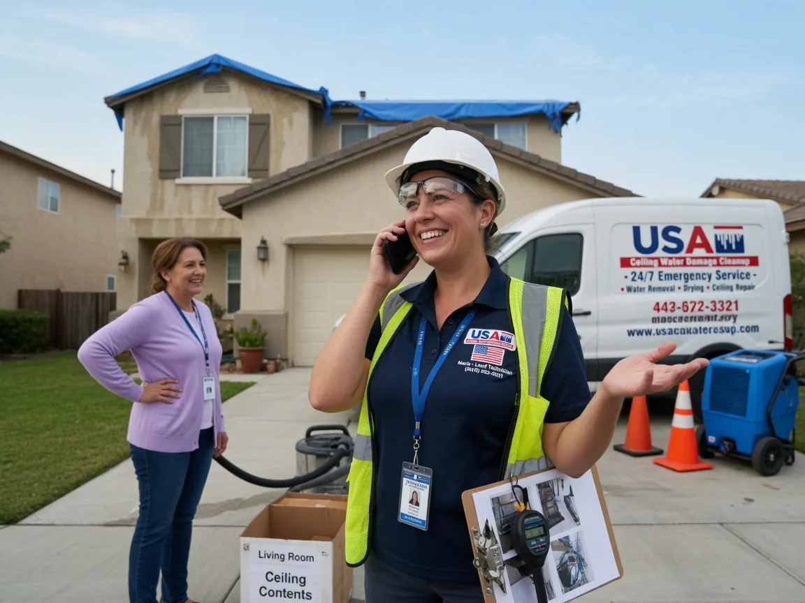 Ceiling Water Damage Restoration Kaleva, MI FAQs